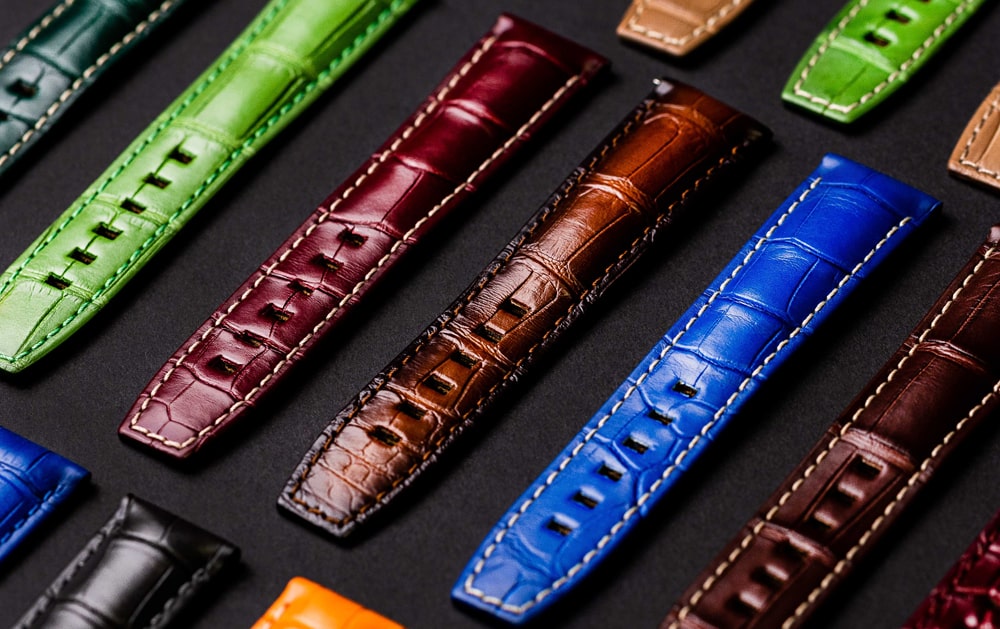 barevné řemínky Hirsch vedle sebe